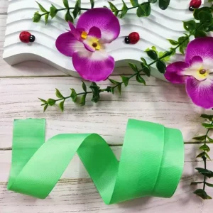 روبان گروگرن ساده 2.5 سانتی سبز