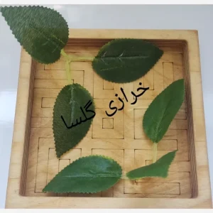 برگ مصنوعی گل رز 3 برگ