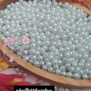 مروارید سنگی سایز ۸ رنگ سفید