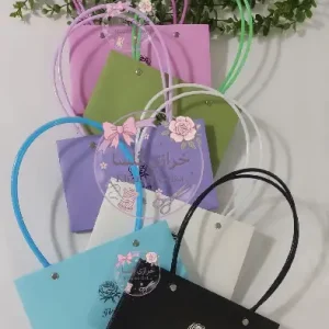 فلاور بگ دسته دار مستطیلی طرح گل